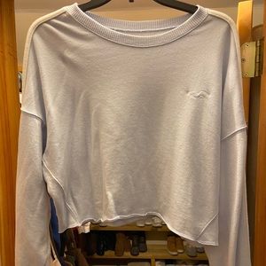 Hollister cropped sweatshirt